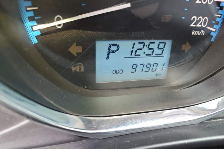 Used Toyota Vios FS 2019 1.5L CVT Fengchi Edition Odometer Close Up