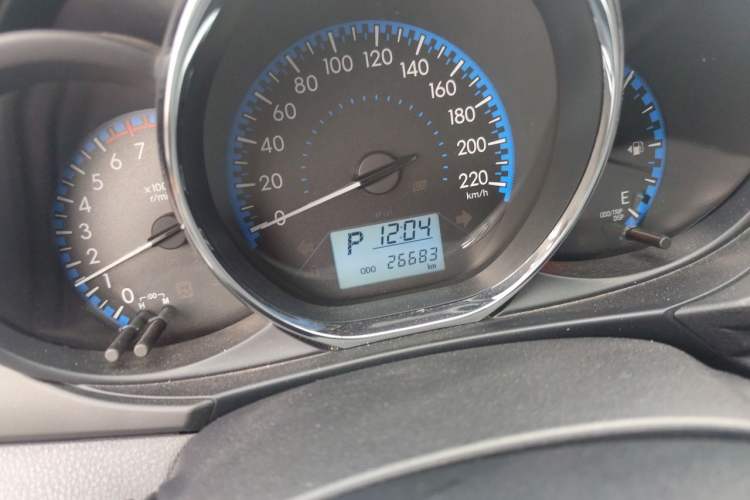Used Toyota Vios FS 2019 1.5L CVT Fengchi Edition Odometer Close Up