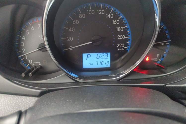 Used Toyota Vios FS 2019 1.5L CVT Fengchi Edition Odometer Close Up