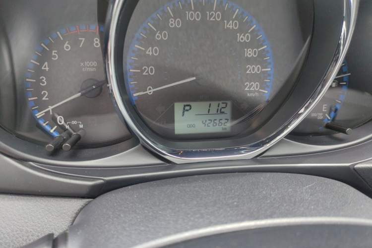Used Toyota Vios FS 2019 1.5L CVT Fengchi Edition Odometer Close Up