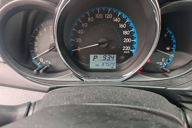 Used Toyota Vios FS 2019 1.5L CVT Fengchi Edition Odometer Close Up