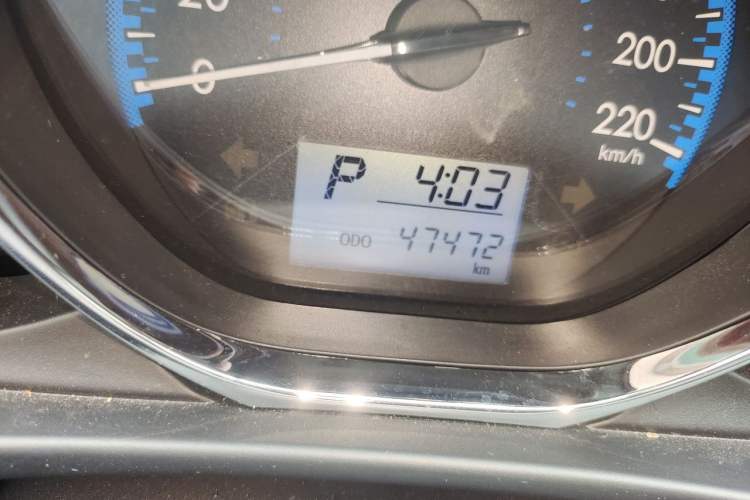 Used Toyota Vios FS 2019 1.5L CVT Fengchi Edition Odometer Close Up