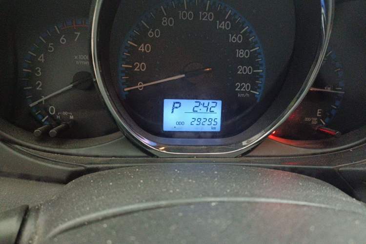 Used Toyota Vios FS 2019 1.5L CVT Fengchi Edition Odometer Close Up