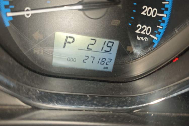 Used Toyota Vios FS 2019 1.5L CVT Fengchi Edition Odometer Close Up