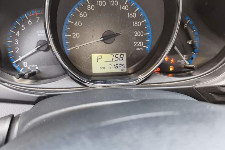 Used Toyota Vios FS 2019 1.5L CVT Fengchi Edition Odometer Close Up