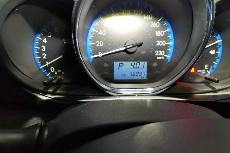 Used Toyota Vios FS 2019 1.5L CVT Fengchi Edition Odometer Close Up