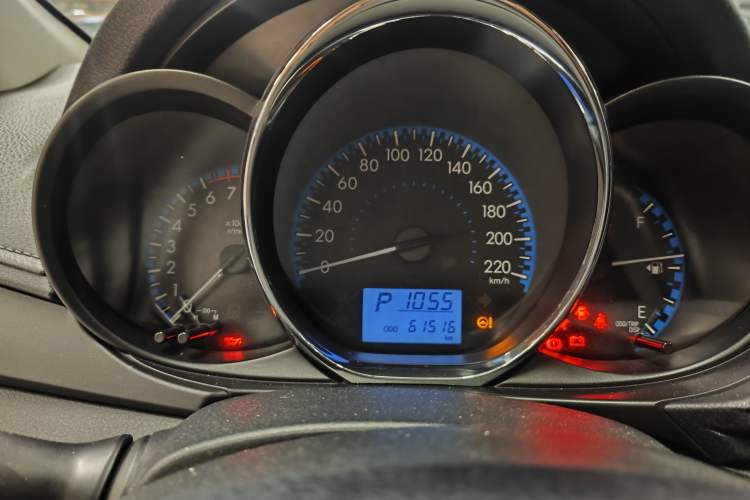 Used Toyota Vios FS 2019 1.5L CVT Fengchi Edition Odometer Close Up