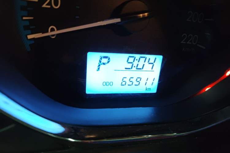 Used Toyota Vios FS 2019 1.5L CVT Fengchi Edition Odometer Close Up