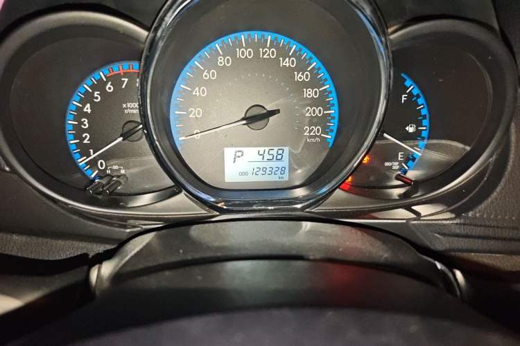 Used Toyota Vios FS 2019 1.5L CVT Fengchi Edition Odometer Close Up