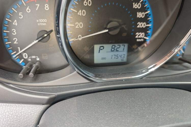 Used Toyota Vios FS 2019 1.5L CVT Fengchi Edition Odometer Close Up