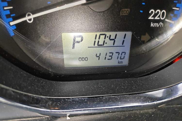 Used Toyota Vios FS 2019 1.5L CVT Fengchi Edition Odometer Close Up