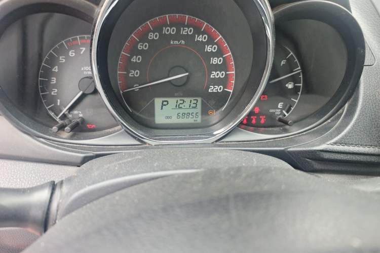 Used Toyota Vios FS 2021 1.5L CVT Fengchi Edition Odometer Close Up