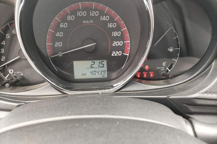 Used Toyota Vios FS 2021 1.5L Manual Fengchi Edition Odometer Close Up