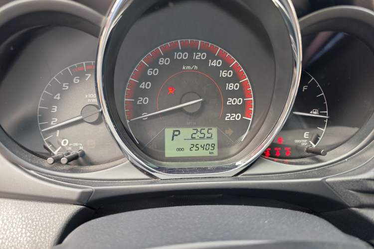 Used Toyota Vios FS 2021 1.5L CVT Fengchi Edition Odometer Close Up