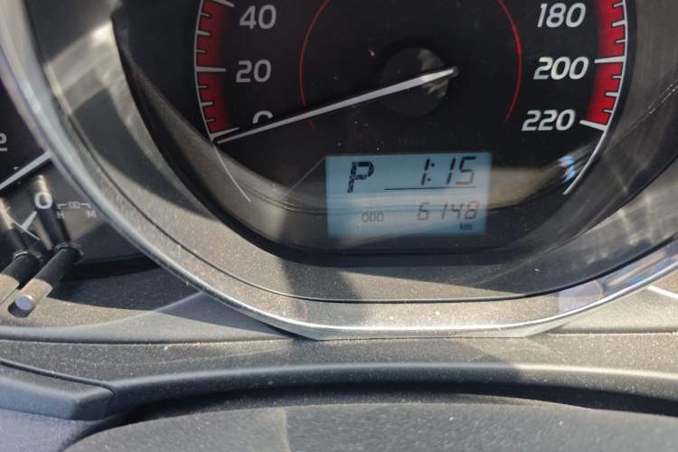 Used Toyota Vios FS 2021 1.5L CVT Fengchi Edition Odometer Close Up