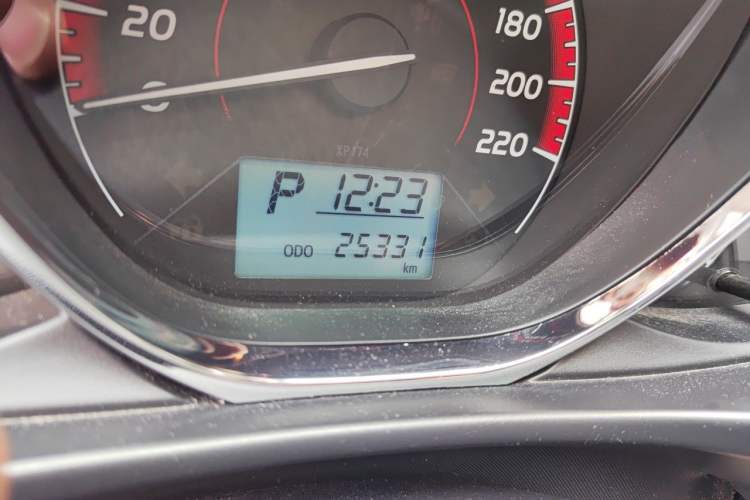 Used Toyota Vios FS 2021 1.5L CVT Fengchi Edition Odometer Close Up