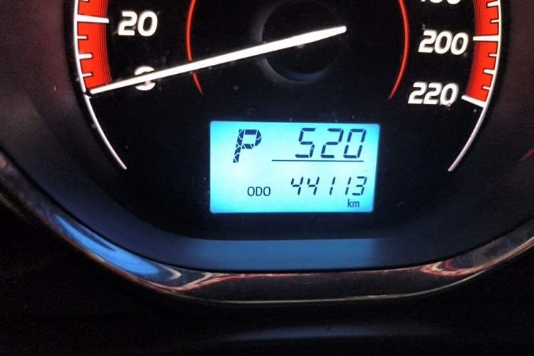 Used Toyota Vios FS 2021 1.5L CVT Fengchi Edition Odometer Close Up