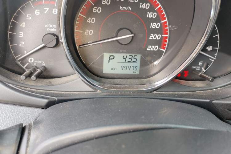 Used Toyota Vios FS 2021 1.5L CVT Fengchi Edition Odometer Close Up