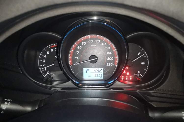 Used Toyota Vios FS 2021 1.5L CVT Fengchi Edition Odometer Close Up
