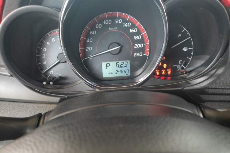 Used Toyota Vios FS 2021 1.5L CVT Fengchi Edition Odometer Close Up