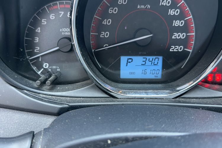 Used Toyota Vios FS 2021 1.5L CVT Fengchi Edition Odometer Close Up