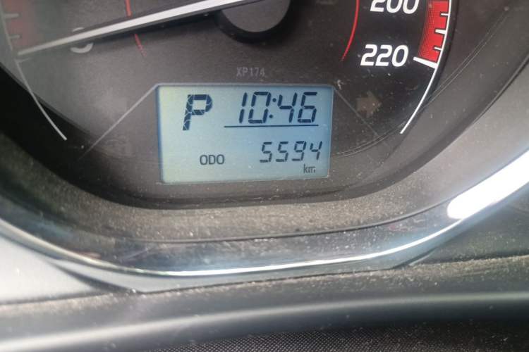 Used Toyota Vios FS 2021 1.5L CVT Fengchi Edition Odometer Close Up