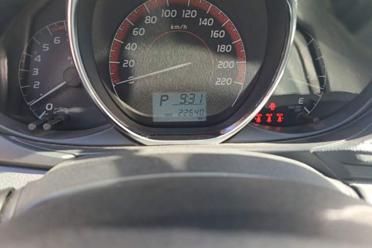 Used Toyota Vios FS 2021 1.5L CVT Fengchi Edition Odometer Close Up