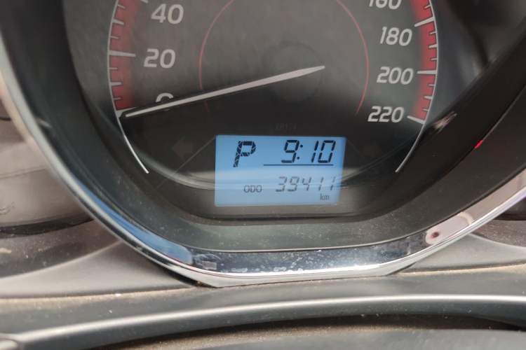 Used Toyota Vios FS 2021 1.5L CVT Fengchi Edition Odometer Close Up