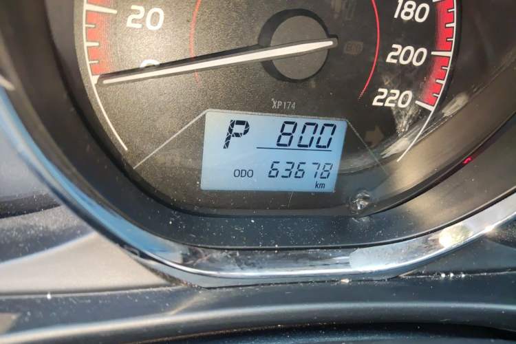 Used Toyota Vios FS 2021 1.5L CVT Fengchi Edition Odometer Close Up