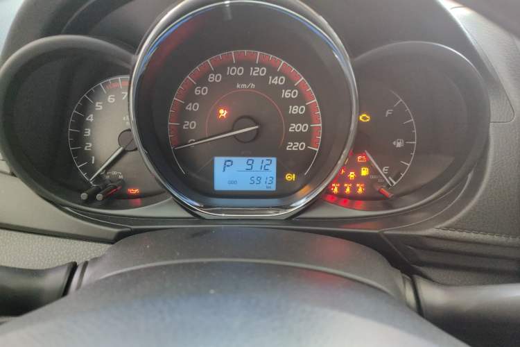 Used Toyota Vios FS 2021 1.5L CVT Fengchi Edition Odometer Close Up