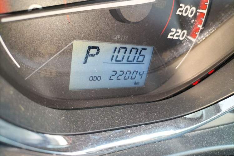 Used Toyota Vios FS 2021 1.5L CVT Fengchi Edition Odometer Close Up