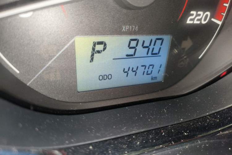 Used Toyota Vios FS 2021 1.5L CVT Fengchi Edition Odometer Close Up