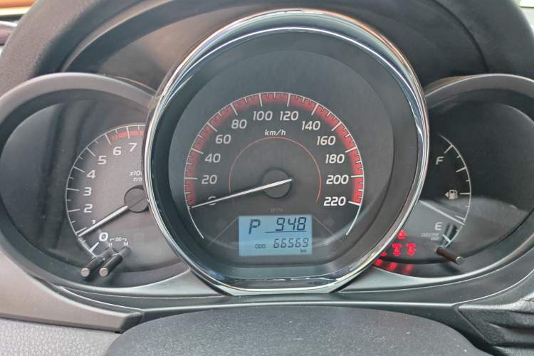Used Toyota Vios FS 2021 1.5L CVT Fengchi Edition Odometer Close Up