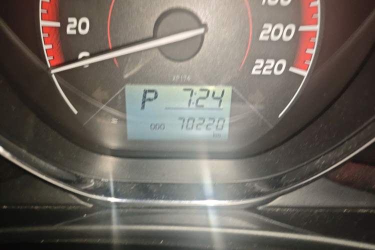 Used Toyota Vios FS 2021 1.5L CVT Fengchi Edition Odometer Close Up