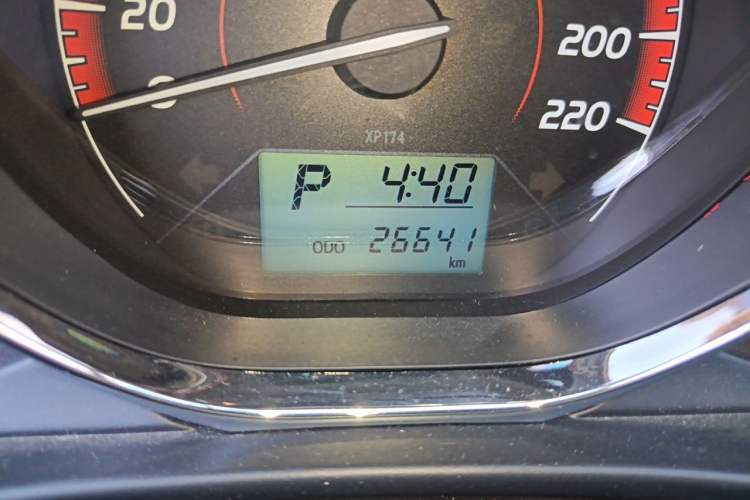 Used Toyota Vios FS 2021 1.5L CVT Fengchi Edition Odometer Close Up