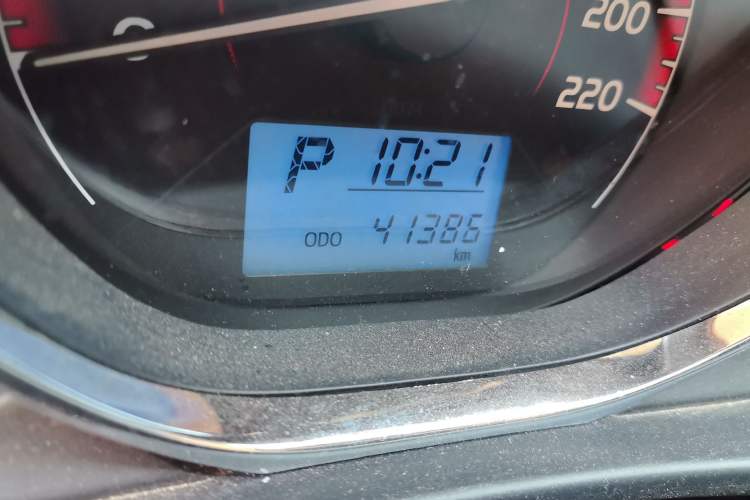 Used Toyota Vios FS 2021 1.5L CVT Fengchi Edition Odometer Close Up