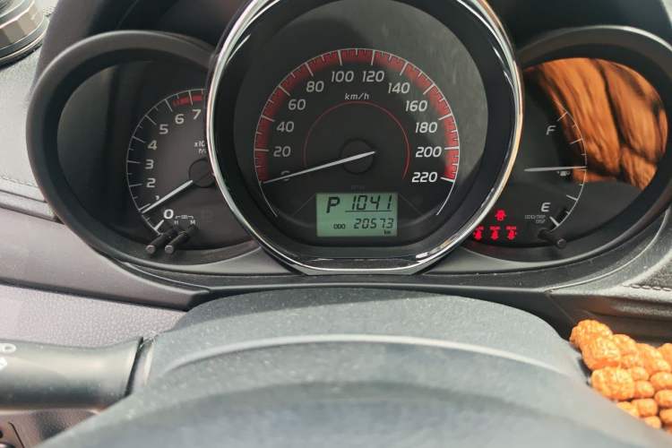 Used Toyota Vios FS 2021 1.5L CVT Fengchi Edition Odometer Close Up
