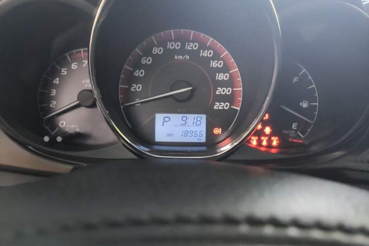 Used Toyota Vios FS 2021 1.5L CVT Fengchi Edition Odometer Close Up