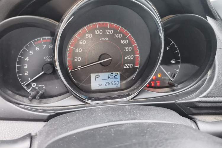 Used Toyota Vios FS 2021 1.5L CVT Fengchi Edition Odometer Close Up