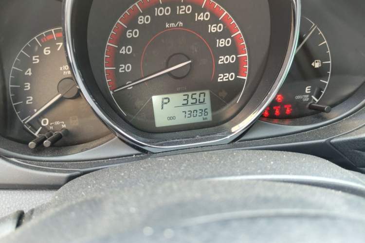 Used Toyota Vios FS 2021 1.5L CVT Fengchi Edition Odometer Close Up