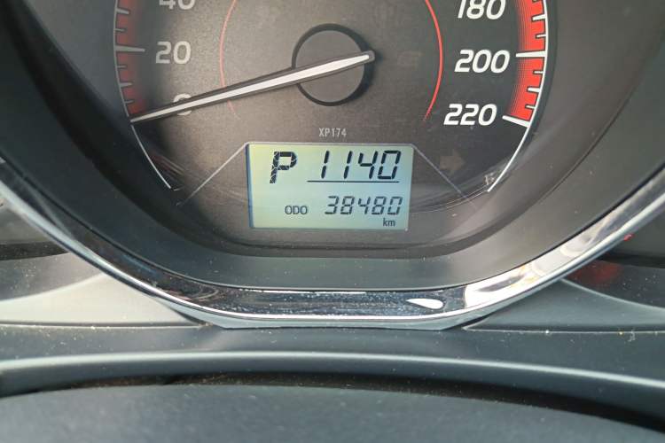 Used Toyota Vios FS 2021 1.5L CVT Fengchi Edition Odometer Close Up