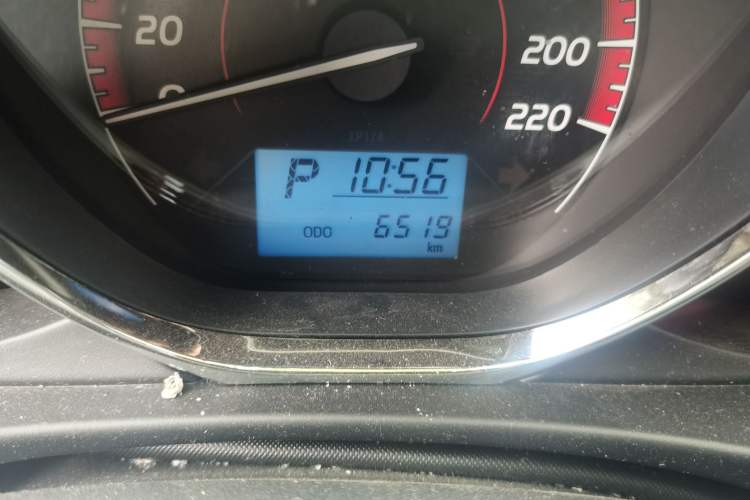Used Toyota Vios FS 2021 1.5L CVT Fengchi Edition Odometer Close Up