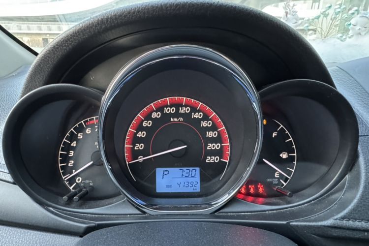 Used Toyota Vios FS 2021 1.5L CVT Fengchi Edition Odometer Close Up
