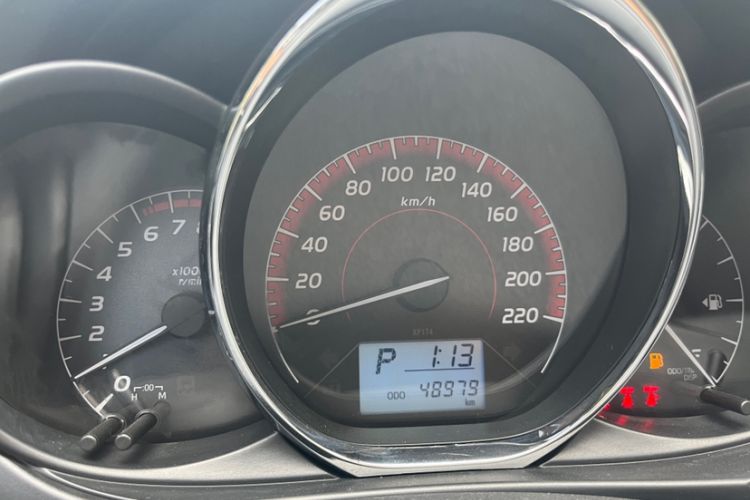 Used Toyota Vios FS 2021 1.5L CVT Fengchi Edition Odometer Close Up