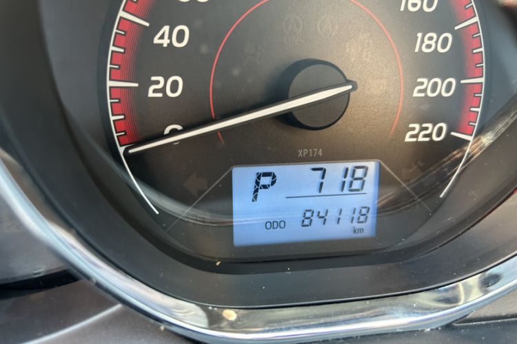 Used Toyota Vios FS 2021 1.5L CVT Fengchi Edition Odometer Close Up