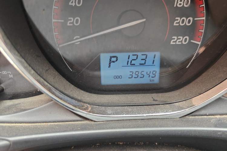 Used Toyota Vios FS 2022 1.5L CVT FENGCHI CARE Edition Odometer Close Up