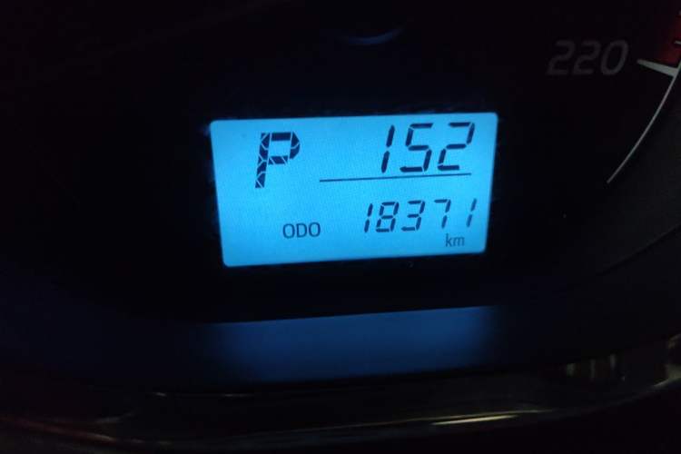 Used Toyota Vios FS 2022 1.5L CVT FENGCHI CARE Edition Odometer Close Up