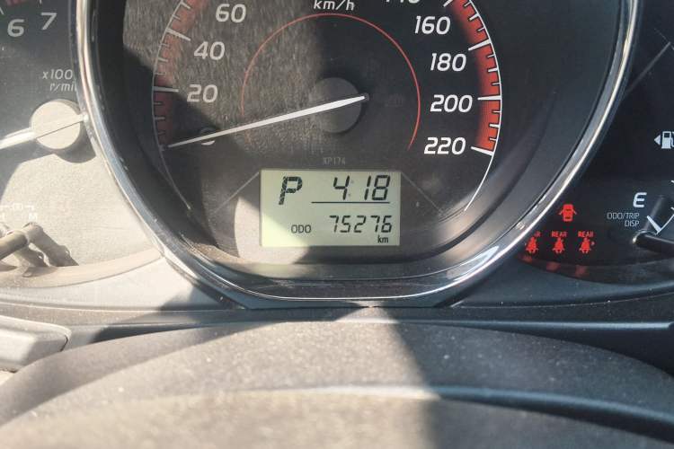 Used Toyota Vios FS 2022 1.5L 20th Anniversary Edition Odometer Close Up