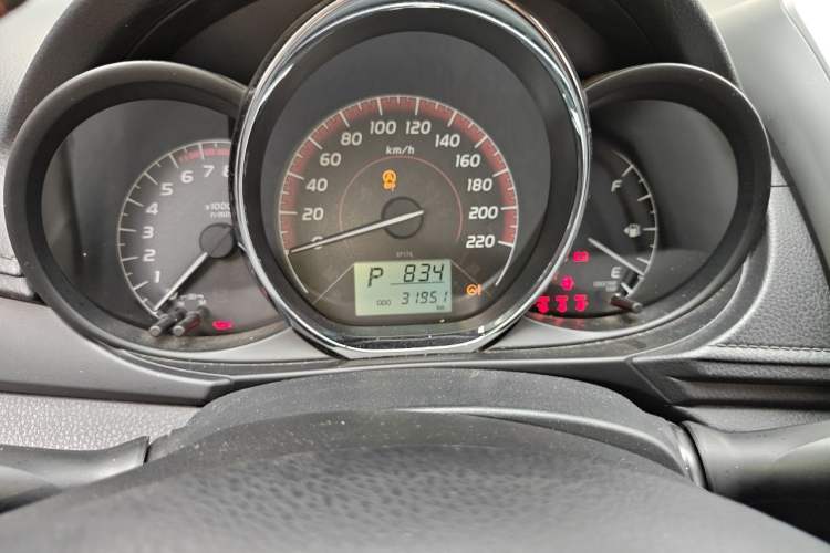 Used Toyota Vios FS 2022 1.5L CVT FENGCHI CARE Edition Odometer Close Up