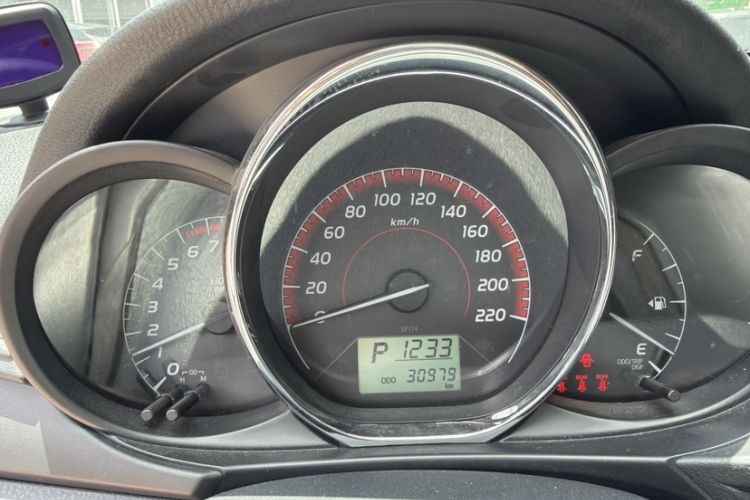 Used Toyota Vios FS 2022 1.5L 20th Anniversary Edition Odometer Close Up